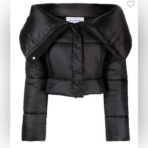 Alaia cropped puffer jacket